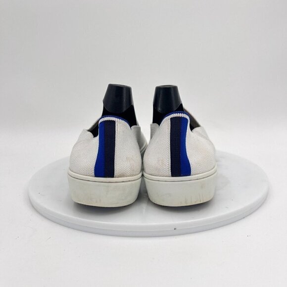Rothy’s The Original Women Size 9.5  Bright White Slip On Flat Sneaker Shoes - Picture 6 of 14
